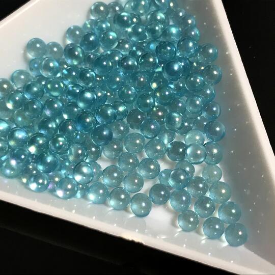 楽天市場】（10g）ガラス玉 約4mm チェリーピンク ガラスの粒 オーロラ