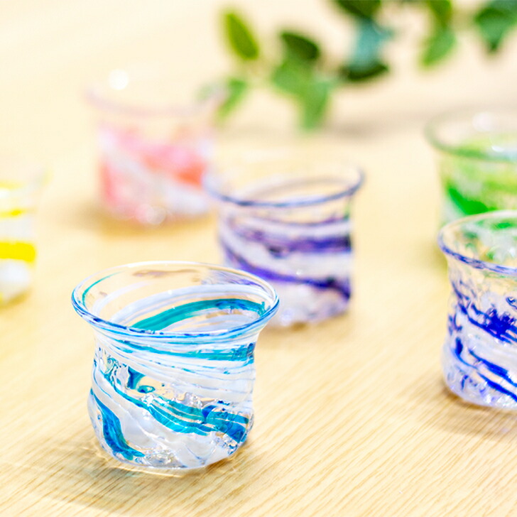 坂田甚内作　氷割金彩ガラスくいのみ2点　人気作家　送料込み250827 楽天市場】富山ガラス ぐいのみ ななこ文様 坂田裕昭（Sakata Glass