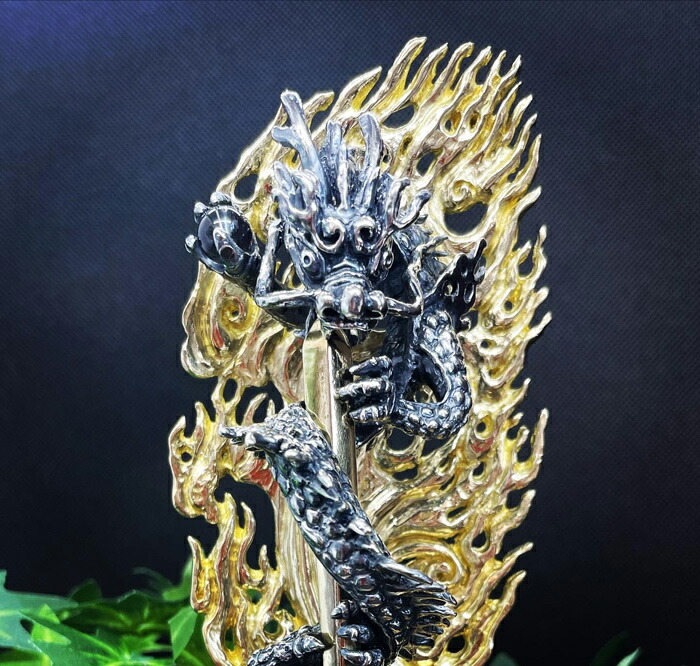 楽天市場】神龍宝剣 ～ 倶利伽羅 炎剣 ～( 本格派 骨董仕上げ