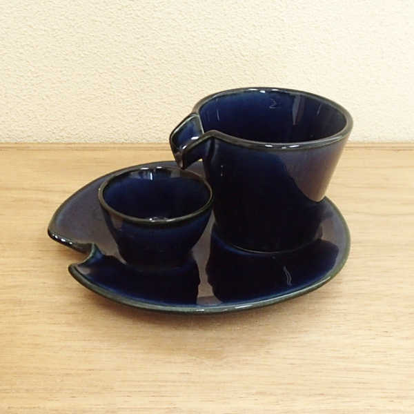 楽天市場】シズル冷酒器セット 銀黒【箱入】日本酒 徳利