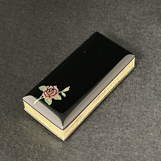 蒔絵 過ぎ越し方帳  ローズ 5.0寸逢い引き入・逢い引きなし日本製 過ぎ越し方帖 過ぎ越し方帳 書き付け 戒名 法名 日用品雑貨・文房具・手芸-その他