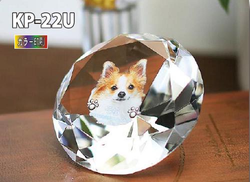 愛玩動物位牌【結晶位牌 KP-22U (小） 色つや刷り上げる 】