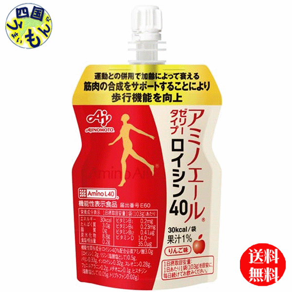 新作販売 2ケース送料無料 アミノエールゼリー ロイシン 40 機能性表示食品 103gパウチ×30袋 ２ケース 60袋  whitesforracialequity.org