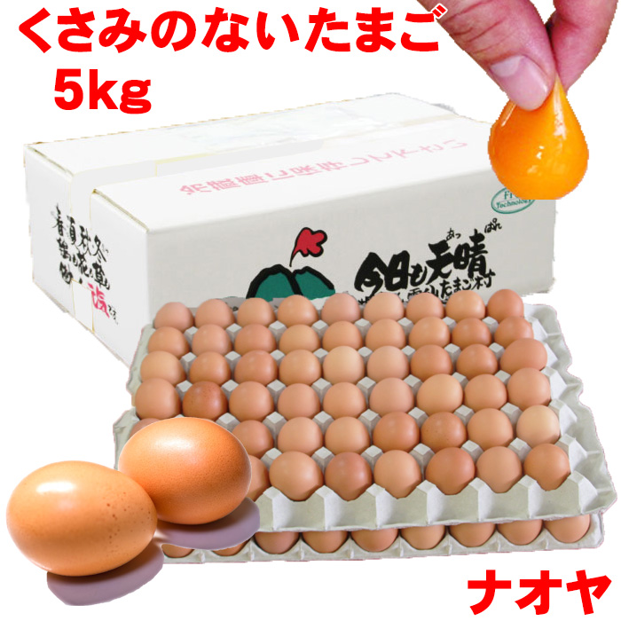 くさみのないたまご ５kg  (Ｌ:80個 Ｍ:90個 ＭＳ:108個)) 雲仙たまご 究極のたまご 卵かけご飯 高級卵 九州 新鮮 生卵 TKG もみじたまご 鶏卵 アレルギー  妊婦 つわり 5.0kg〜9.9kg