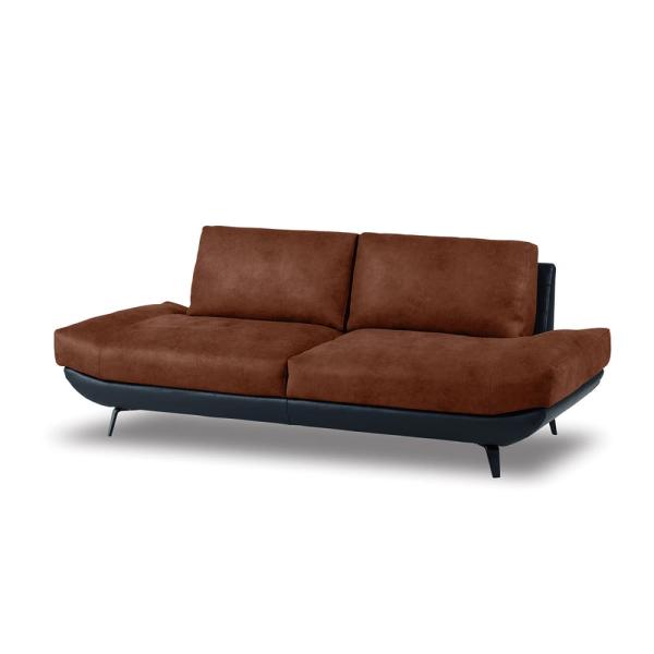 楽天市場】ボルケ 3人掛けソファ スーパーレザーテックス オーカー