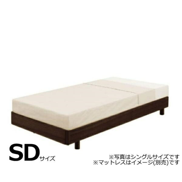 臥榻 臥榻ひな形 虚蝉ダブル 脚付き添い人 スノコ スピーク3 上端受け答え レッグ DBR(うす暗い色) ※マットレス別売 島忠 ホームズ (送りとどける員とり備える)