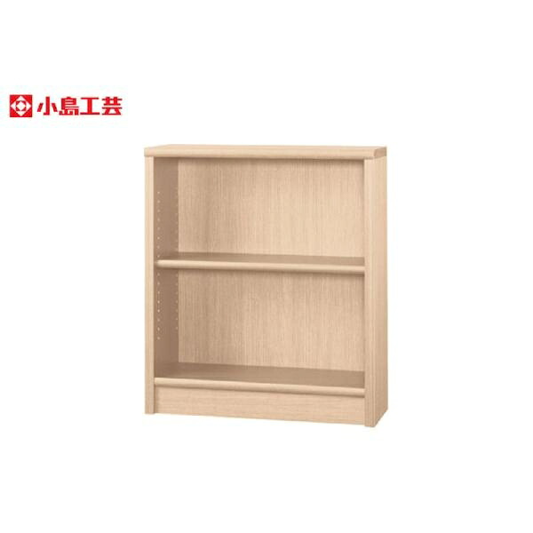 小島工芸 書棚 アコード75L(チェリーナチュラル) 本棚 おしゃれ 大容量 収納 棚 ラック リビング 書斎 漫画 国産 (玄関先お渡し商品)
