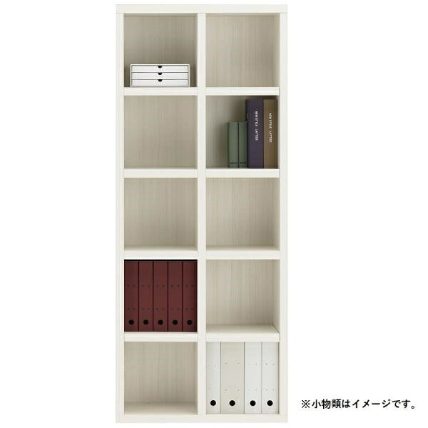 書物棚 かっこ良い 納める 棚 仕合わせ 喜歌劇仕合わせ 調度品 読みもの ポンチ絵 書物棚 ニューラチス FBS-75T 白いこと材木 (送りとどける員備えつける) インテリア・寝具・収納-本棚