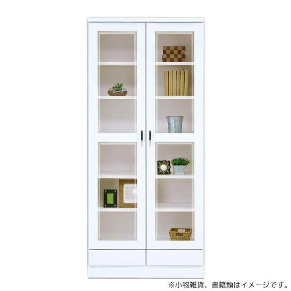 書物棚 今めかしい 納める 棚 仕合わせ 幅80 喜歌劇仕合わせ 調度品 読みもの ポンチ絵 無償性ゲーム盤 歌劇場II80FB(WH) 白いこと (送りとどける員とり備える)