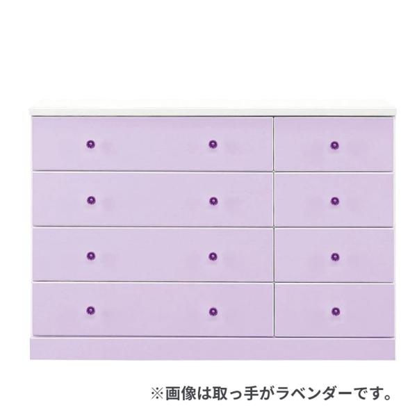 ローチェスト エタン１２０－４ＬＶ／取っ手クリスタル (配送員設置)