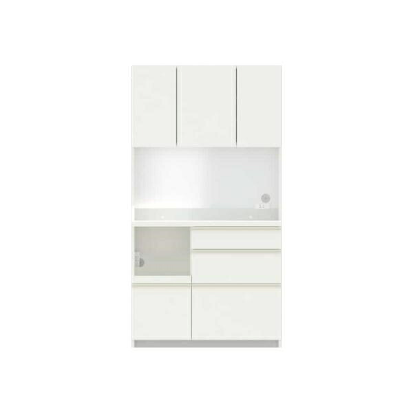パモウナ　キッチンボード　EC/EM　EMB-1000R W パールWH(配送員設置)｜島忠・ホームズ店