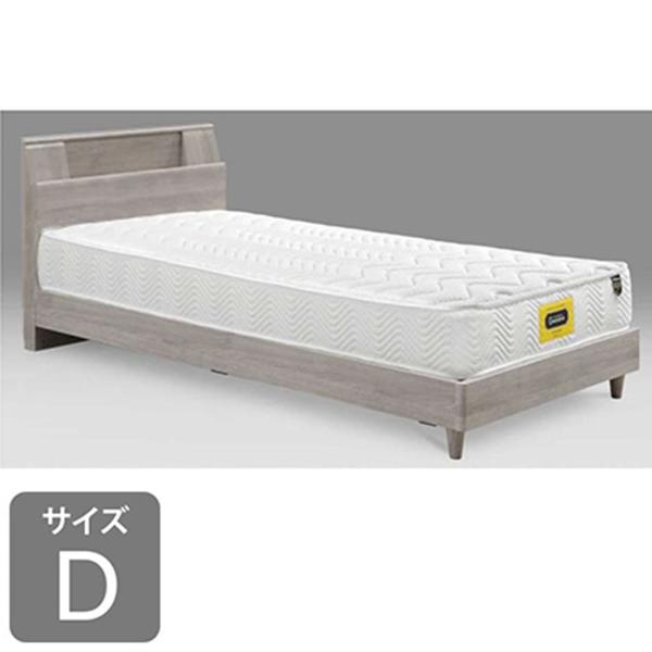 ダブルひな型 鏡鑑ノ Ｓキャビ 引無 ＧＹＢ グレージュ ※マットレス別売※  (送りとどける員打ち立てる)