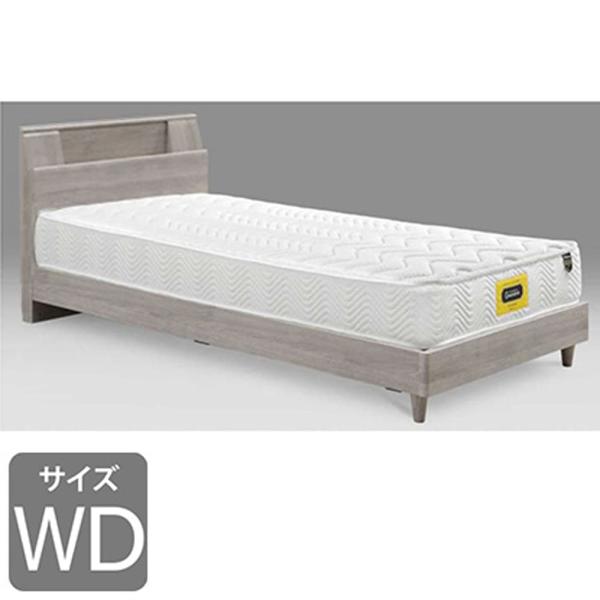 ワイドダブルフレーム　ミラーノ　Ｓキャビ　引無　ＧＹＢ　グレージュ　※マットレス別売※ (配送員設置)