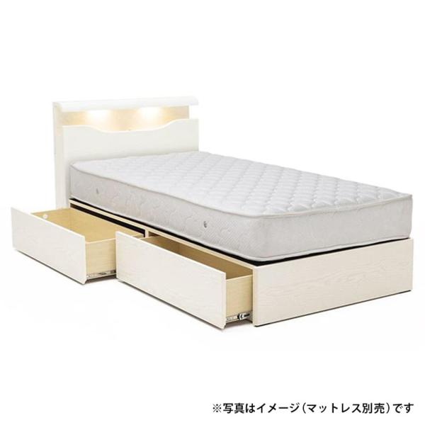 ダブルフレーム　フィズリー　引出し　ＩＶ　※マットレス別売り※ (配送員設置)