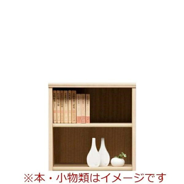 本棚 おしゃれ 収納 棚 ラック 幅60 コミックラック 家具 書籍 漫画 オープン書棚 SOK72 幅60×高さ60 ナチュナル (玄関先お渡し商品)