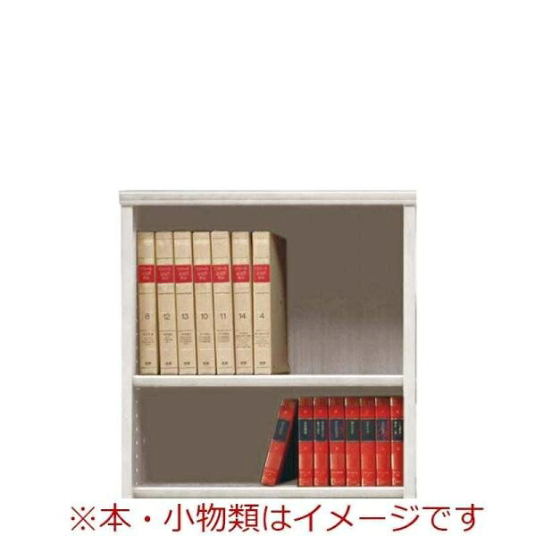 本棚 おしゃれ 収納 棚 ラック 幅70 コミックラック 家具 書籍 漫画 オープン書棚 SOK72 幅70×高さ70 ホワイト (玄関先お渡し商品)