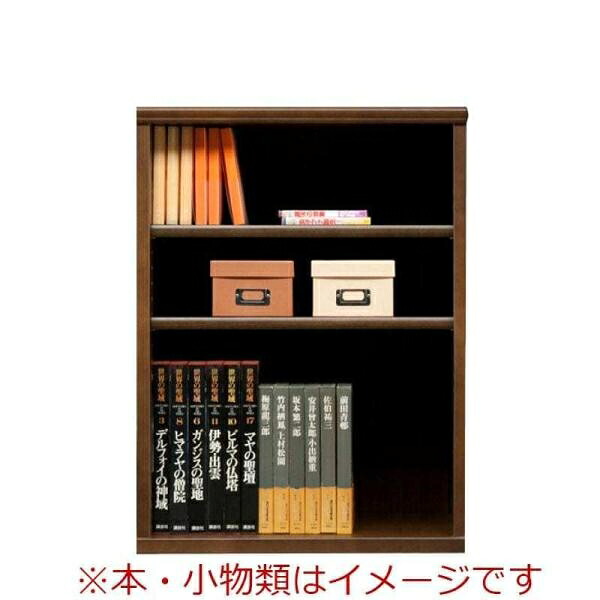 本棚 おしゃれ 収納 棚 ラック 幅70 コミックラック 家具 書籍 漫画 オープン書棚 SOK72 幅70×高さ90 ブラウン (玄関先お渡し商品)