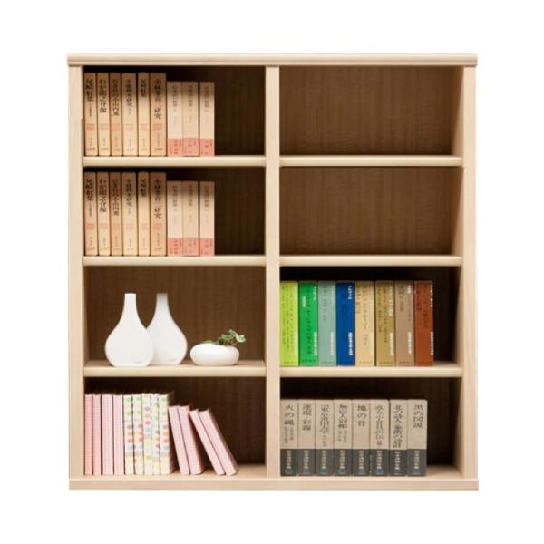 書物棚 今めかしい 納める 棚 仕合わせ 喜歌劇仕合わせ 調度品 読みもの ポンチ絵 書物棚 開けっ広げ SOK72 幅100×高さ110 ナチュナル (送りとどける員とり備える)