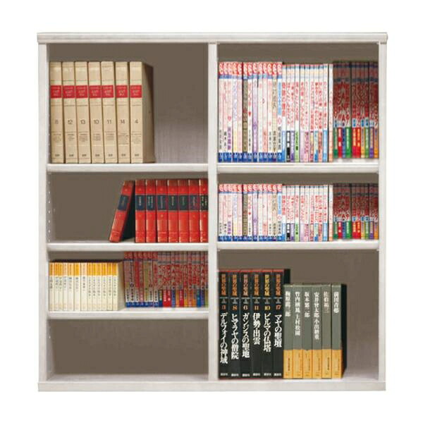 書物棚 今めかしい 納める 棚 仕合わせ 幅110 喜歌劇仕合わせ 調度品 読みもの ポンチ絵 開けっ広げ書物棚 SOK72 幅110×高さ100 白いこと (送りとどける員とり備える)
