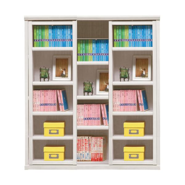 書物棚 今めかしい 納める 棚 仕合わせ 喜歌劇仕合わせ 調度品 読みもの ポンチ絵 書物棚 横すべり SOK72 幅60×高さ110 白いこと (送りとどける員とり備える)