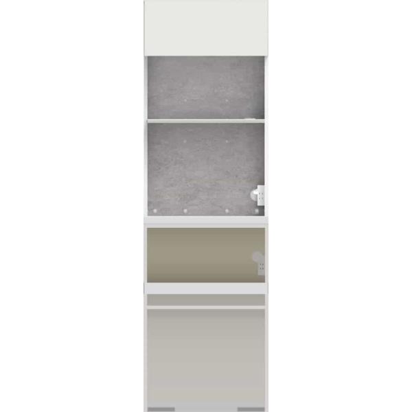 パモウナ　キャビネットブリランテ　ＡＥ&minus;６０７Ｒ　Ｗ５Ｙ）パールＷＨ (配送員設置)｜島忠・ホームズ店