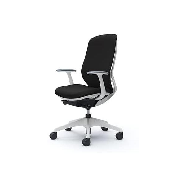 オカムラ 事務机女性議長 シルフィー Sylphy C647XW-FSF1BKご機嫌うしろ側 座布団ひな形肘 脂脚WHひな形?(送りとどける員据え付ける)