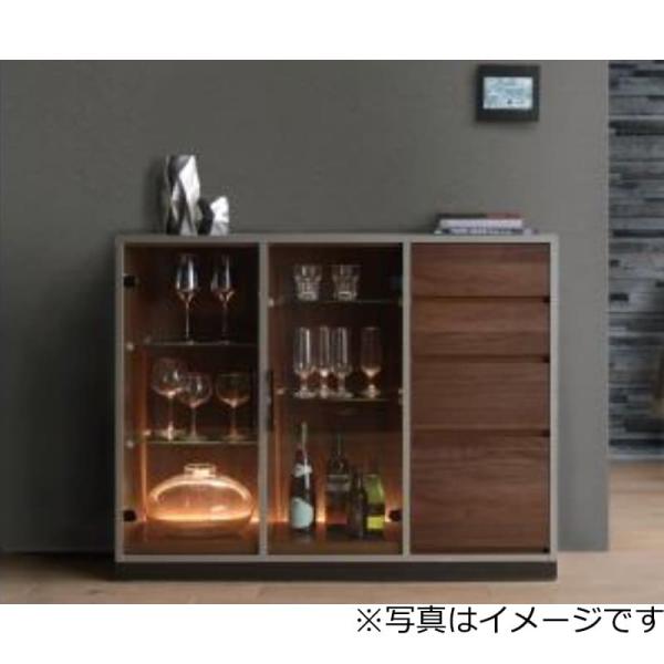 サイドボード　ハリオン　サイド１２０　ブラウン (配送員設置)