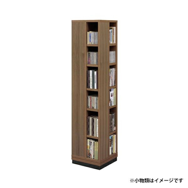 回転させるシェルフ クルリ150H BR(送りとどける員築き上げる) オフィス家具-オフィス収納-キャビネット・シェルフ