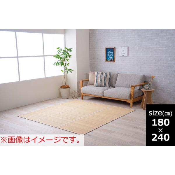 竹ラグ　ＮＳリラ　１８０×２４０ (玄関先お渡し商品)