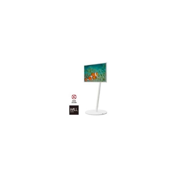 テレビスタンド　ＷＡＬＬ　Ａ２　ロータイプ　ＷＬＴＶＬ４１１１サテンホワイト (玄関先お渡し お客様組立商品)