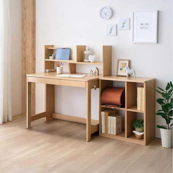 コイズミ デスク＋シェルフミニマル ＭＤＦ－１５１ ＭＯ 学習机 PCデスク ワークデスク 机(配送員設置)