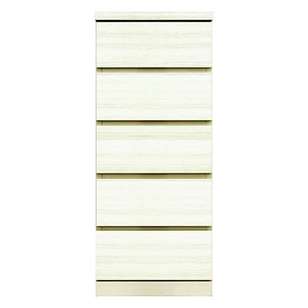 ミドルチェスト シルフ−フィット 40−5段チェスト(奥行き:44cm)ホワイト (配送員設置)|島忠・ホームズ店