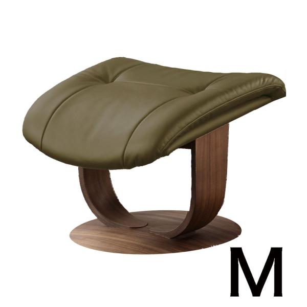 【カリモク】オットマン ブルックス（M大きさ）R11406 プ ストラダ ウォール中毒者/オリーブ緑であること (送りとどける員取りつける)