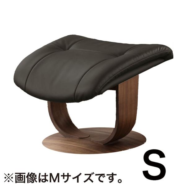 【カリモク】オットマン ブルックス（Sサイズ）R11401 プ ルーク ウォールナット/ブラック (配送員設置)