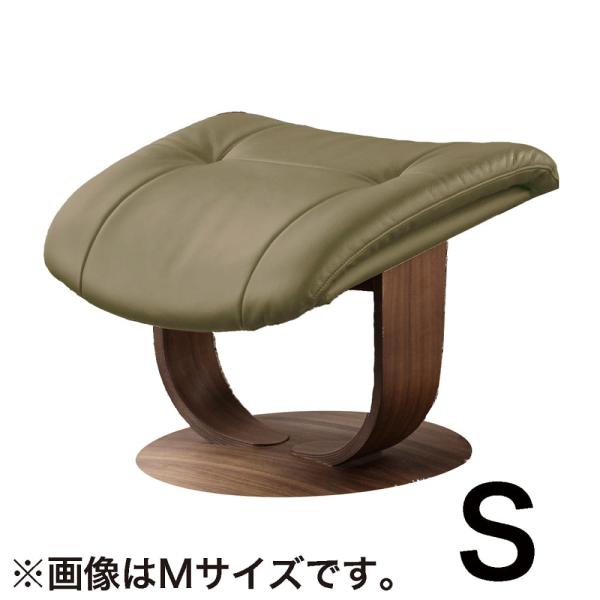 【カリモク】オットマン ブルックス（Sサイズ）R11401 プ ルーク ウォールナット/グラスグリーン (配送員設置)
