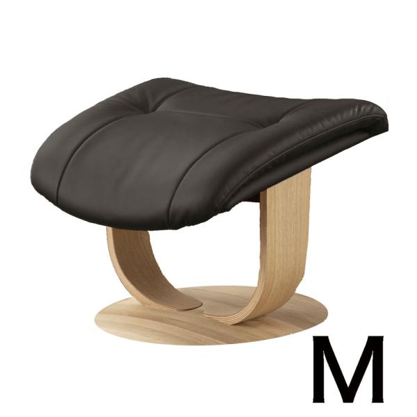 【カリモク】オットマン ブルックス（M大きさ）R11406 な 城 ピュアオーク/黒いこと (送りとどける員取りつける)