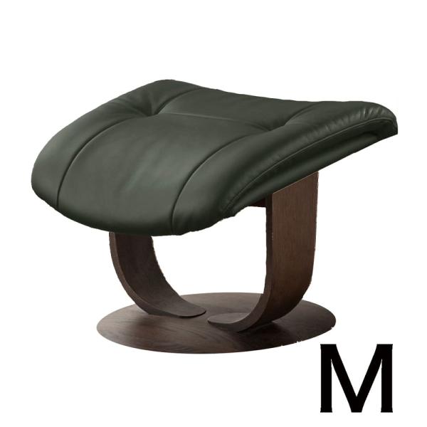 【カリモク】オットマン ブルックス（Mサイズ）R11406 な ルーク　モカブラウン/ダークグリーン (配送員設置)