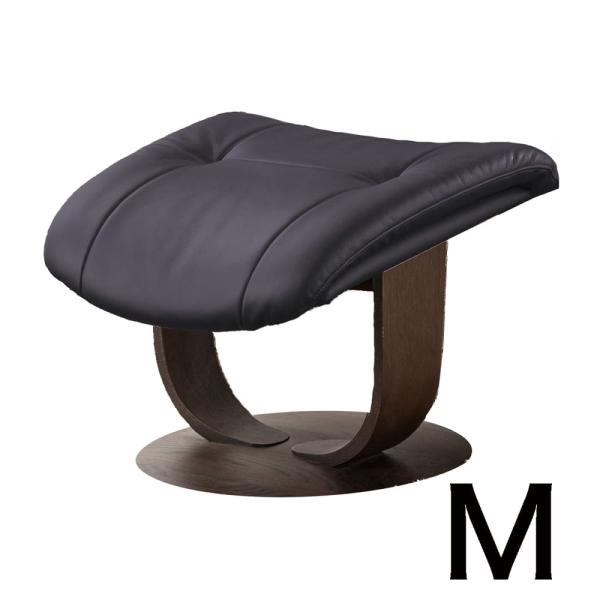 【カリモク】オットマン ブルックス（Mサイズ）R11406 な ルーク モカブラウン/ファントムブルー (配送員設置)
