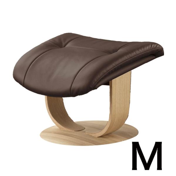 【カリモク】オットマン ブルックス（Mサイズ）R11406 な ストラダ　ピュアオーク/ブラウン (配送員設置)