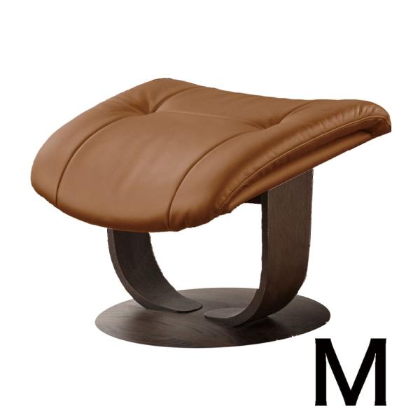 【カリモク】オットマン ブルックス（Mサイズ）R11406 な ストラダ モカブラウン/キャメル (配送員設置)