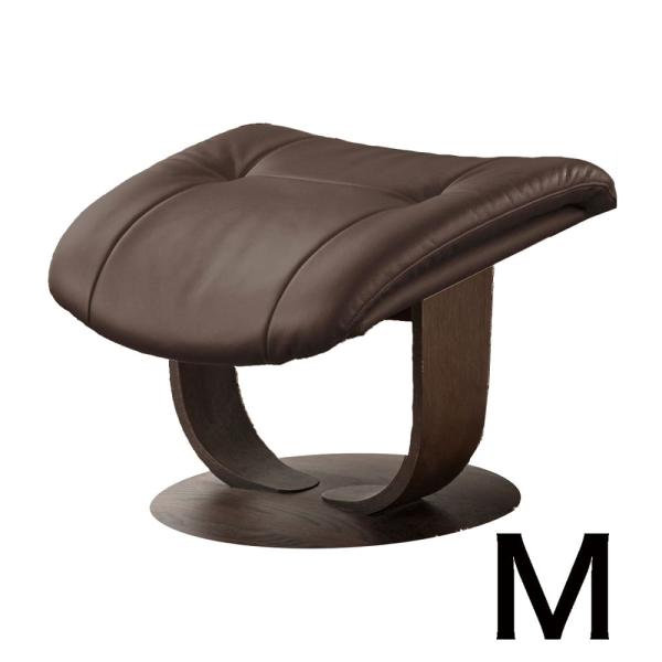 【カリモク】オットマン ブルックス（Mサイズ）R11406 な ストラダ モカブラウン/ブラウン (配送員設置)