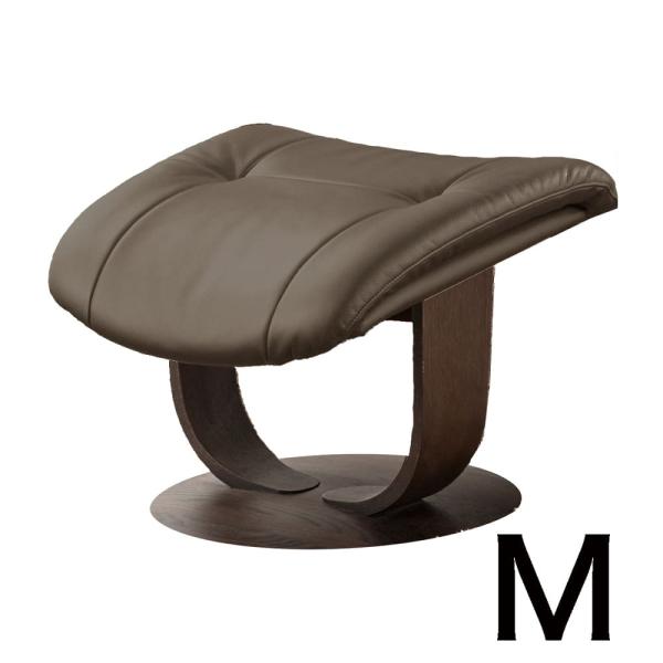 【カリモク】オットマン ブルックス（Mサイズ）R11406 な ストラダ モカブラウン/ダークグレー (配送員設置)