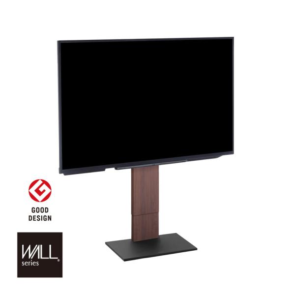 テレビスタンド　ＷＡＬＬ　Ｖ２　ロータイプＷＬＴＶＡ５２３８ウォールナット (玄関先お渡し お客様組立商品)｜島忠・ホームズ店