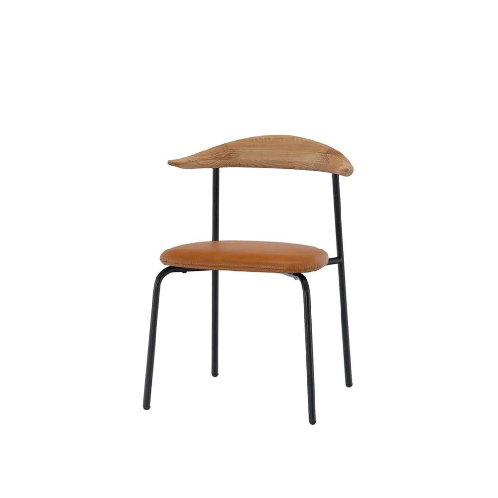肘付きダイニングチェア　ビルト2　ＯＡＫ (玄関先お渡し商品)