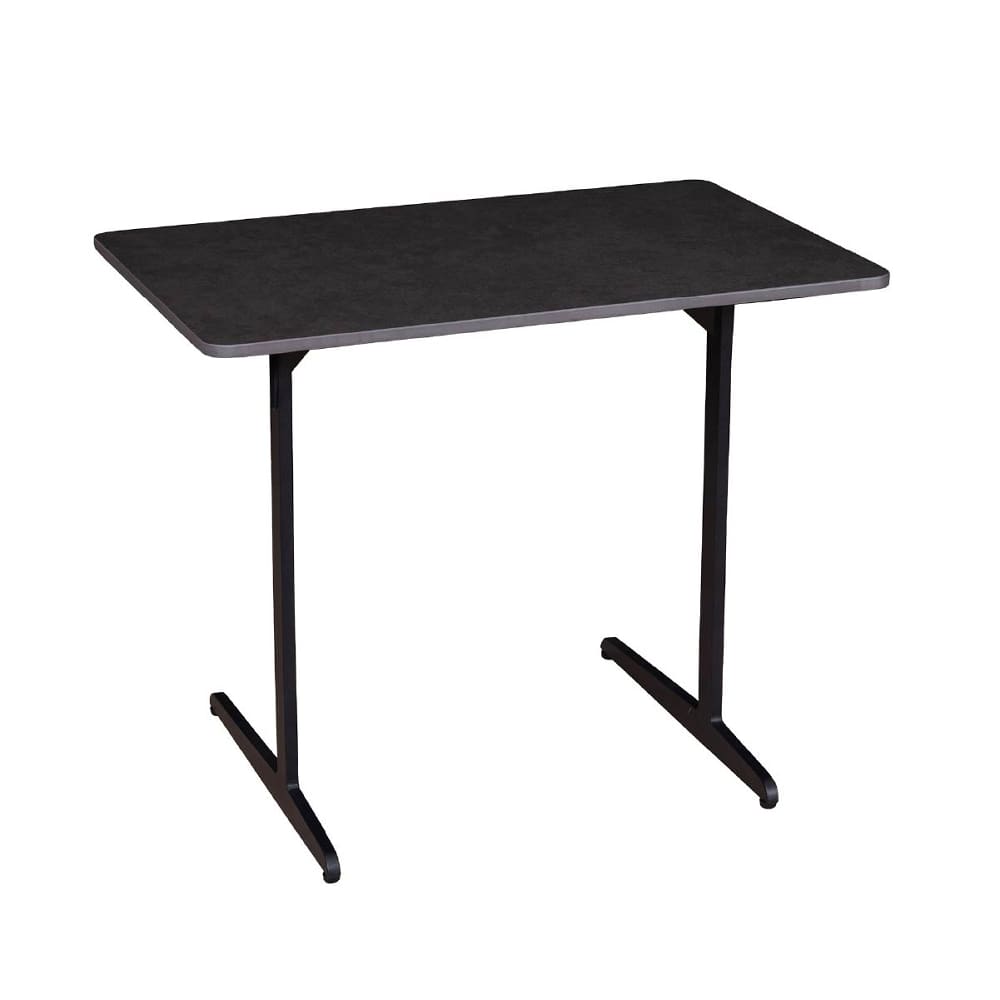 サイドテーブル　エレン６０×３８ラストブラック (玄関先お渡し商品)