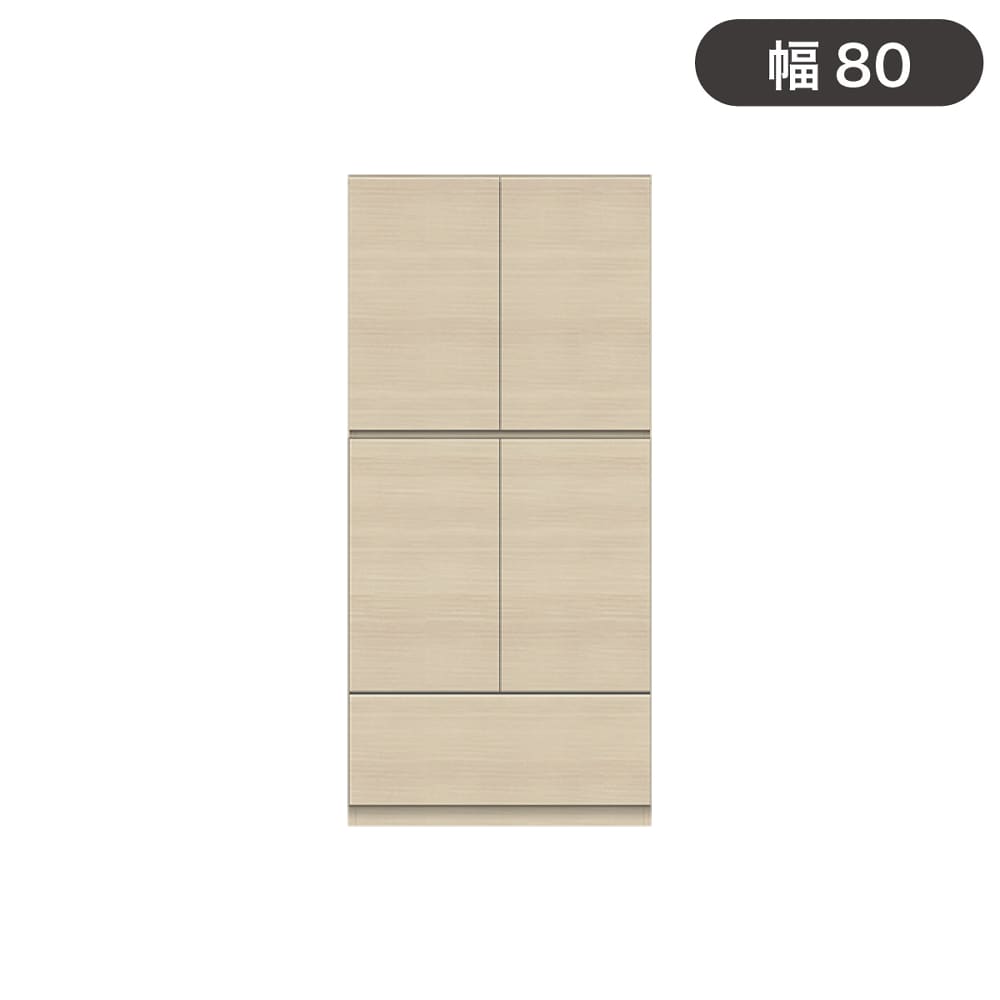 ［パモウナ］トールキャビネット　ＷＳ－８００　ＳＮ (配送員設置)