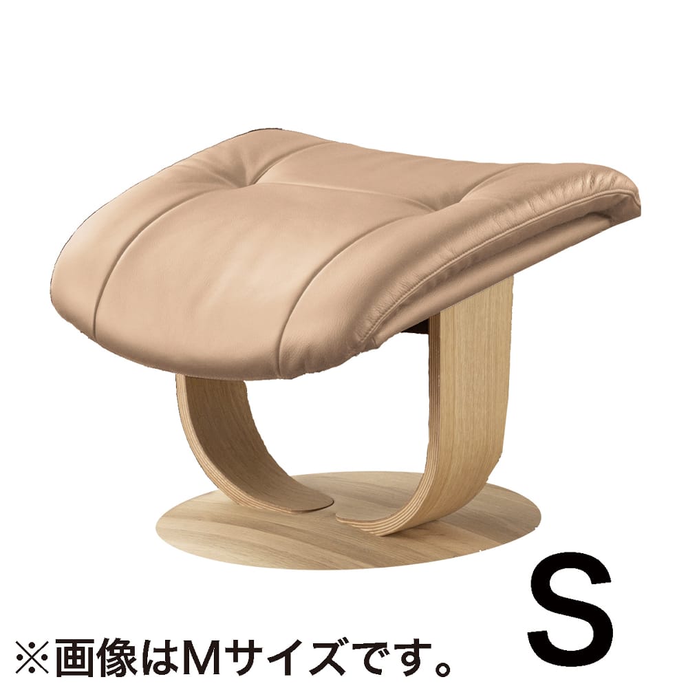 【カリモク】オットマン ブルックス（Sサイズ）R11401 な ルーク　ピュアオーク/ベージュ (配送員設置)