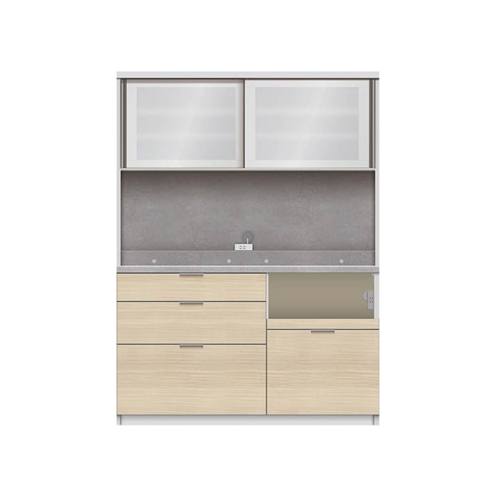 ［パモウナ］ キッチンボード　ＲＬ&minus;Ｓ１４００Ｒ　ＳＮ [幅140cm]★★ (配送員設置)｜島忠・ホームズ店