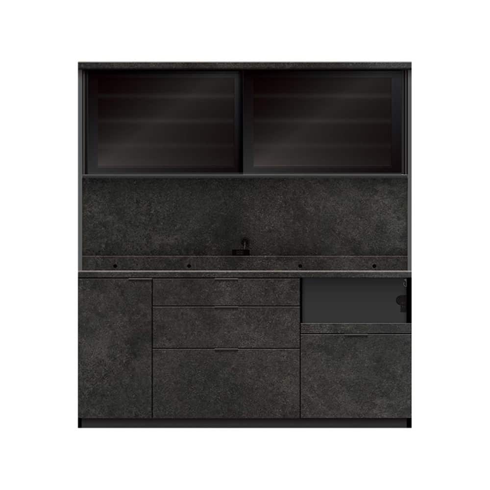 ［パモウナ］ キッチンボード　ＲＬＨ&minus;１８００Ｒ　ＣＮ [幅180cm]★★ (配送員設置)｜島忠・ホームズ店