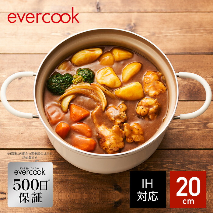 evercook 両手鍋20cm